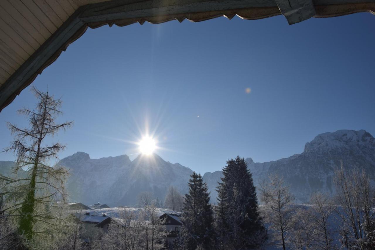 Ferienhaus Bergblick Abtenau Bagian luar foto